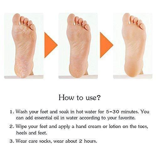1352 Anti Crack silicone Gel Foot Protector Moisturizing Socks - 