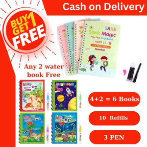 Kids Writing Improve Kit 8 books in Offer with Gripper Refills