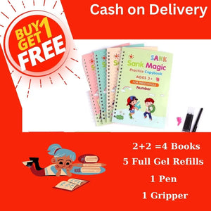 Kids Writing Improve Kit 8 books in Offer with Gripper Refills