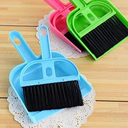 2213 Mini Dustpan with Brush Broom Set for Multipurpose Cleaning - 2 pcs - 