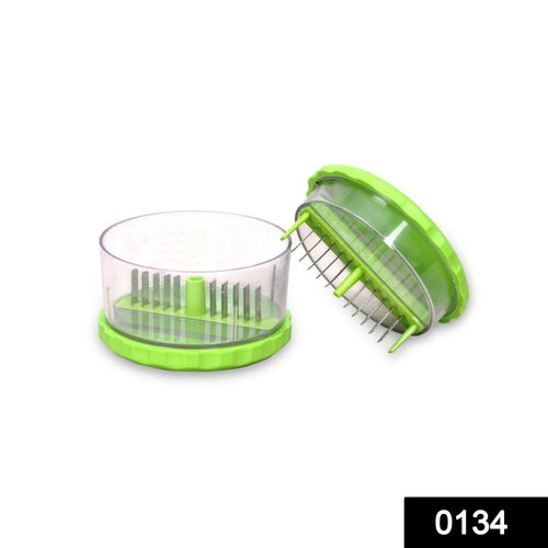 Manual Stainless Steel Compact Extra Sharp Vegetable Chopper with 5 Blades  (750 ml)0065A