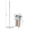1142 Scratch Cleaning Mop with 2 in 1 Self Clean Wash Dry Hands Free Flat Mop - 