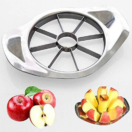 2140 Stainless Steel Apple Cutter Slicer with 8 Blades and Handle - 