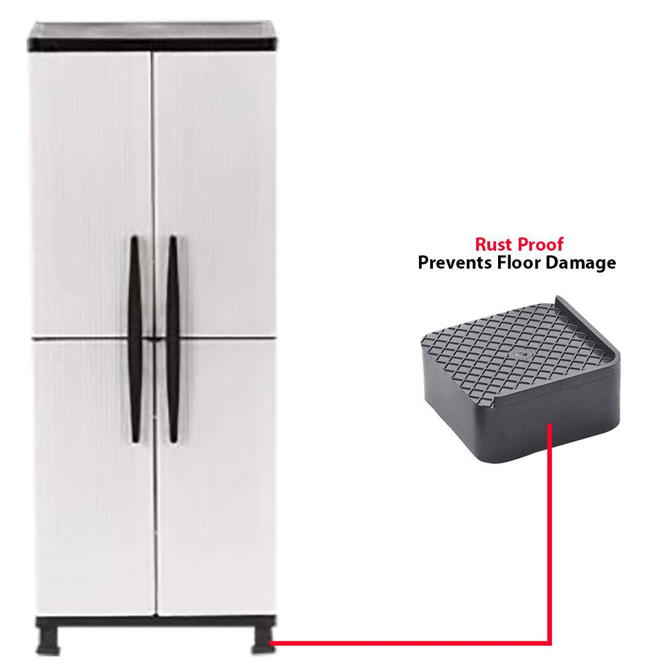 1124 Premium Multipurpose Heavy Duty Cupboard/Refrigerator/Sofa Base Stand - Set of 4 Pcs - 