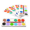 1123 Painting Water Color Kit - 12 Shades and Paint Brush (13 Pcs) - 