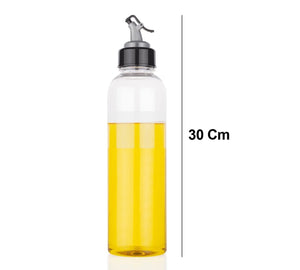 2346 Oil Dispenser Transparent Glass Oil Bottle | Crystal Clear 1 Liter - 