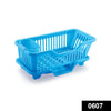 0607 Plastic Sink Dish Drainer Drying Rack - 