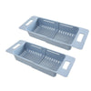 2440 Expandable Kitchen Over-The-Sink Self Draining Sink Dish ( 2Pc )