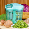 1850 Manual Food Chopper, Compact & Powerful Hand Held Vegetable Chopper/Blender (750ml) - 