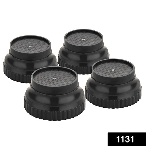 1131 Multi-Purpose 4 Pieces Round Plastic Legs Foot and Stand - 