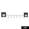 1354 Plastic Sticker Self Adhesive Multipurpose Hanger Hooks - 