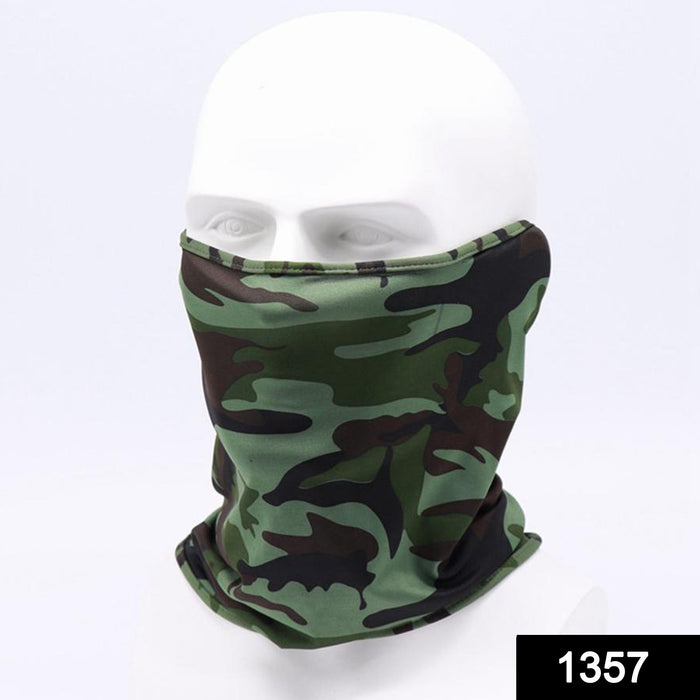 1357 Multifunctional Unisex Neck Gaiter Headband for Dust & Sun Protection Headwear - 