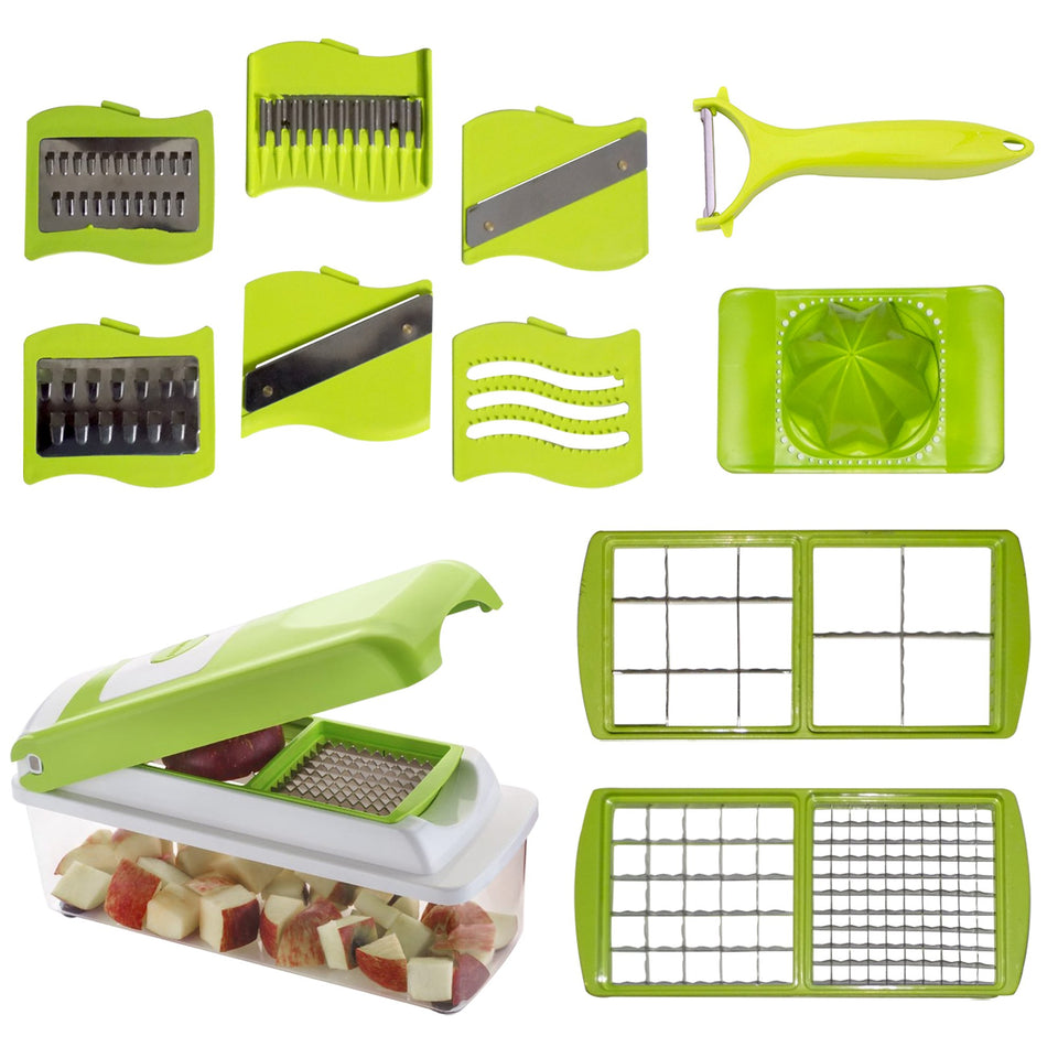 2387 Multipurpose Vegetable and Fruit Chopper Cutter Grater Slicer - 
