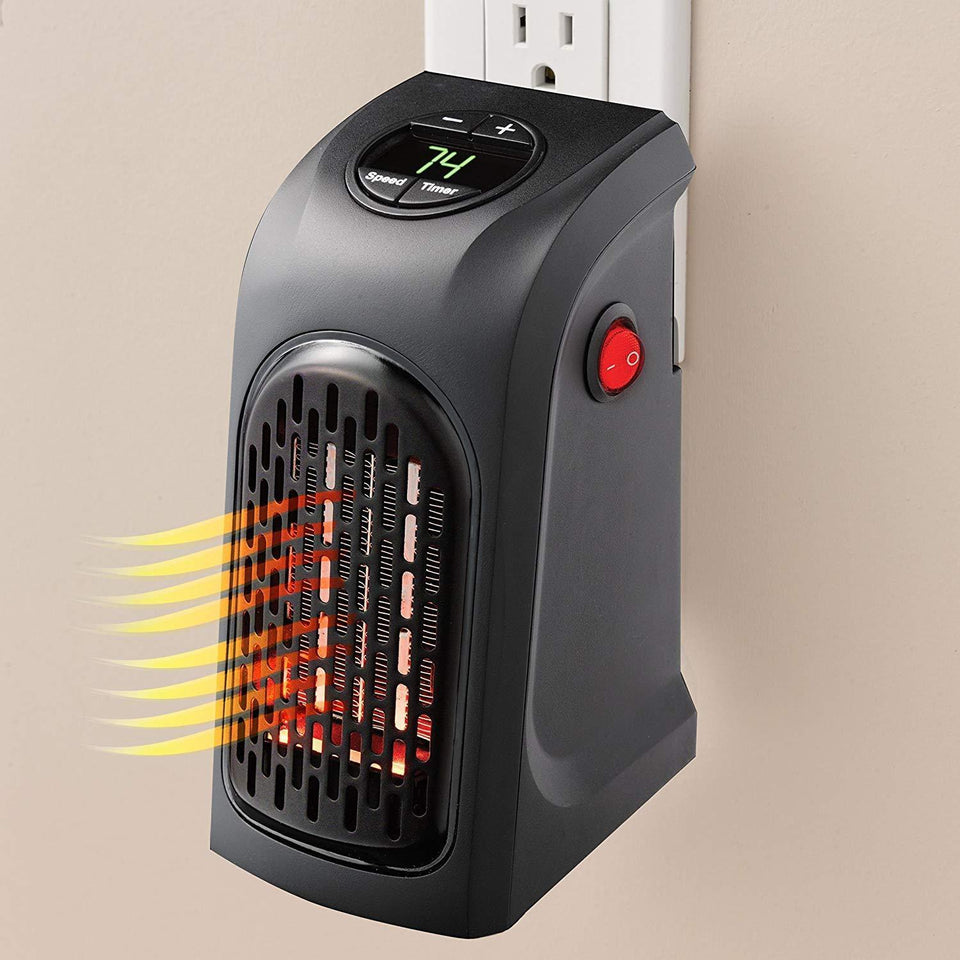 0251 Electric Mini Handy Heater Plug-In Wall (400w) - 