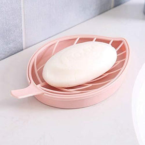 0832 Leaf Shape Dish Soap Holder for Kitchen and Bathroom - 