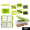2387 Multipurpose Vegetable and Fruit Chopper Cutter Grater Slicer - 