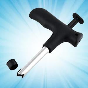 0854 Premium Quality Stainless Steel Coconut Opener Tool/Driller with Comfortable Grip - 