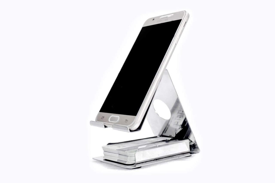 0622 Mobile Phone Metal Stand (Silver) - 