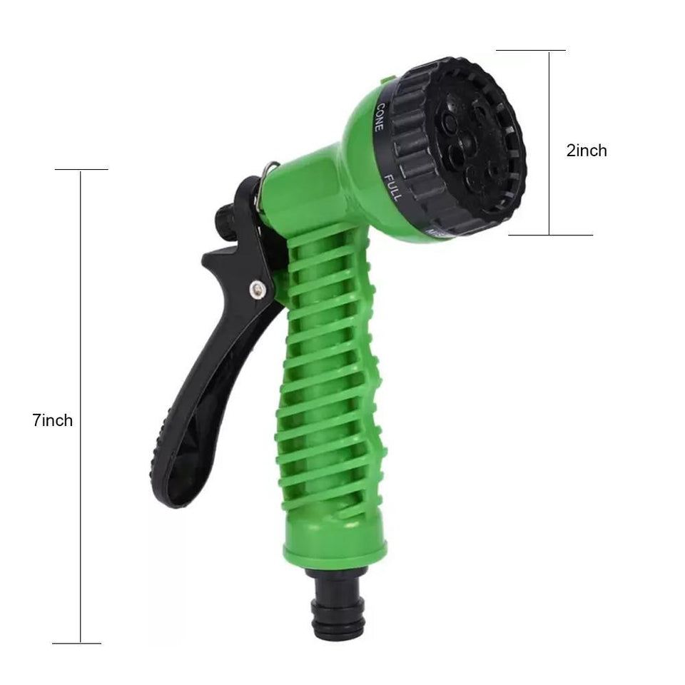 0477 Plastic Garden Hose Nozzle Water Spray Gun Connector Tap Adapter Set - 