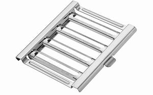 2142 6 in 1 Stainless Steel Kitchen Chips Chopper Cutter Slicer and Grater with Handle - 