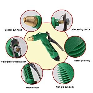 1629 Water Spray Gun Trigger High Pressure Water Spray Gun for Car/Bike/Plants - 