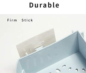 1099 Plastic Multipurpose Kitchen Bathroom Shelf Wall Holder Storage Rack - 
