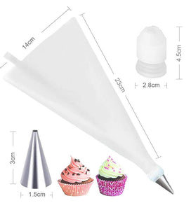 0836 12 Piece Cake Decorating Set of Measuring Cup Oil Basting Brush - 