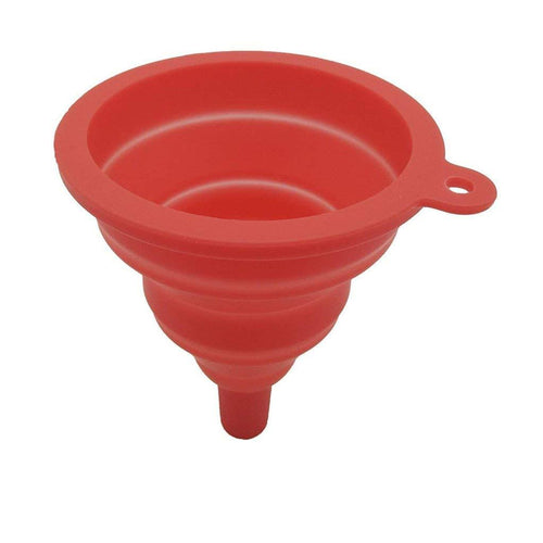 1078 Foldable Silicone Funnel for Kitchen Uses - 