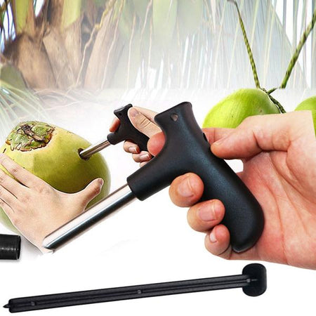 1186 Premium Coconut Opener Tool/Driller with Comfortable Grip - 