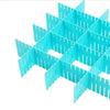 1164 Plastic Grid Drawer Divider Household Storage Strips (Pack of 8) - 