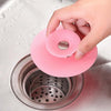 1163 Creative 2-in-1 Silicone Sewer Sink Sealer Cover Drainer (multicolour) - 