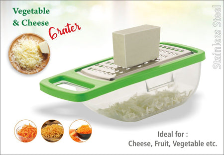 0660  Cheese Grater/Slicer/Chopper With Stainless Steel Blades - 