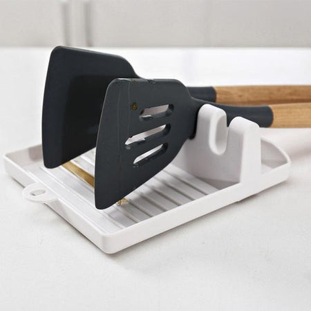 2417 4 Slots Cooking Utensil Heat Resistant Cooking Spatula Holder - 