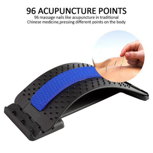 1666 Multi-Level Back Stretcher Posture Corrector Device For Back Pain Relief - 