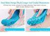 1308 Silicone Body Back Scrubber Bath Brush Washer For Dead Skin Removal (With Box) - 