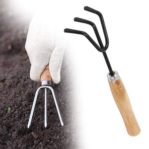 1571 Gardening Tools Seed Handheld Shovel Rake Spade Trowel with Pruning Shear - 