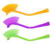 1375 Plastic Wash Basin/Toilet Seat Cleaning Brush (Multicolour) - 