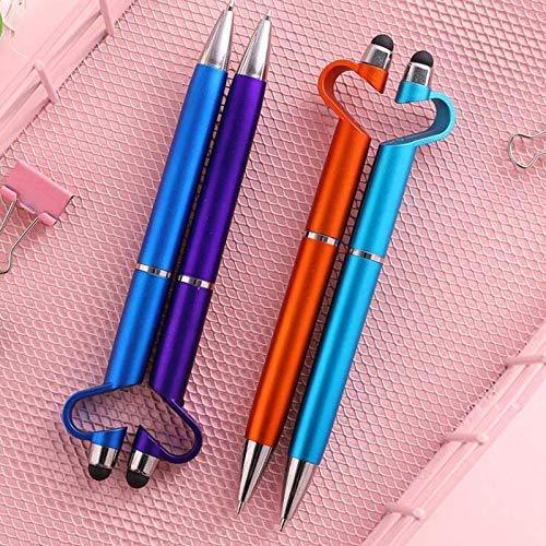 1594 3 in 1 Ballpoint Function Stylus Pen with Mobile Stand - 
