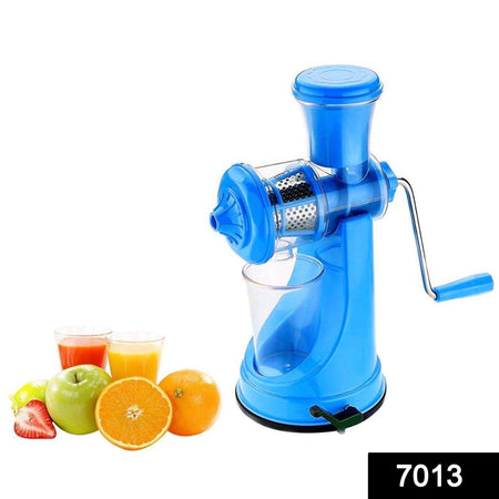 7013 Manual Fruit Vegetable Juicer with Strainer (Multicolour) - 
