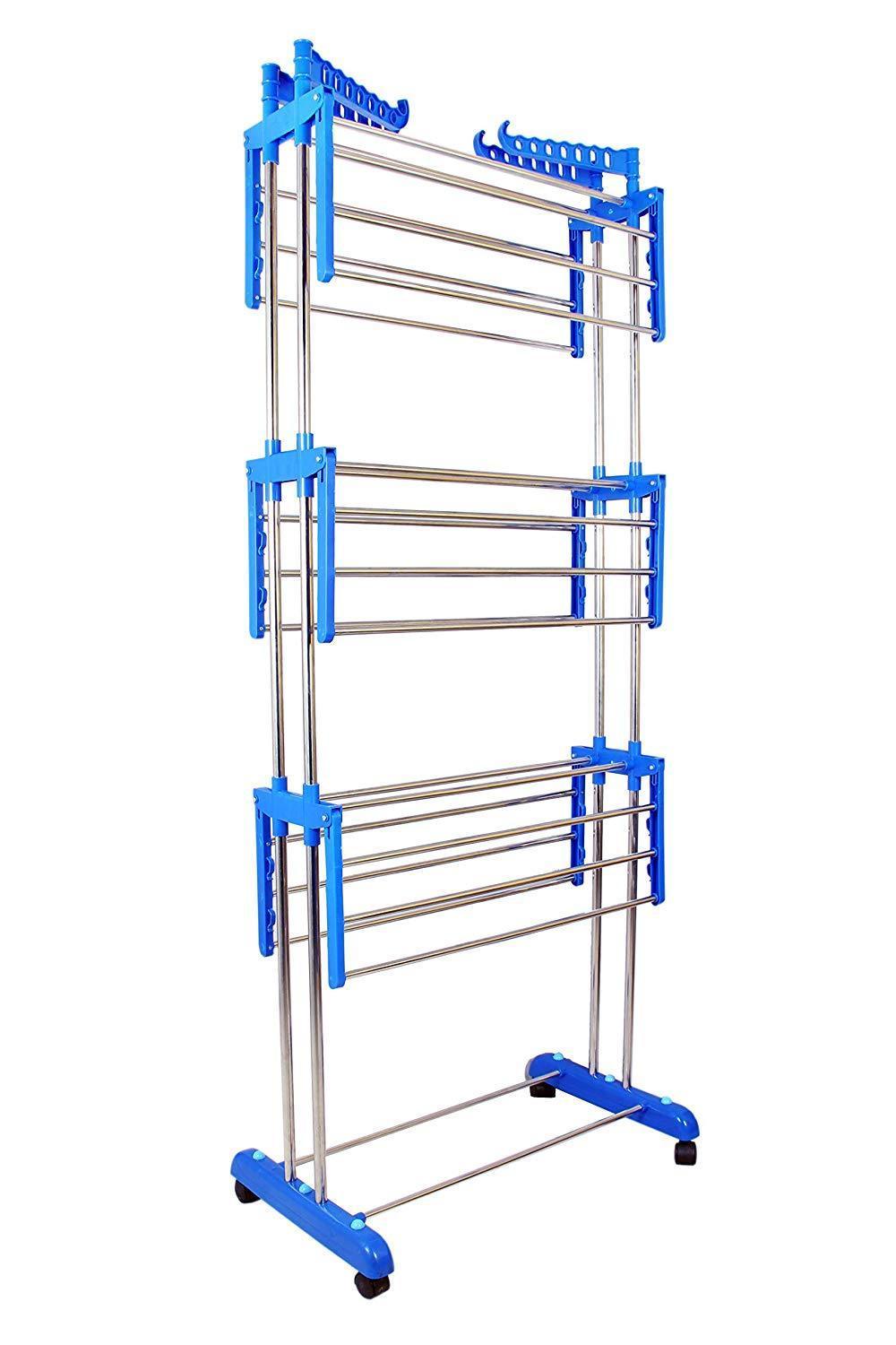 Stainless Steel Cloth Drying Stand For Balcony, 6, Model Name