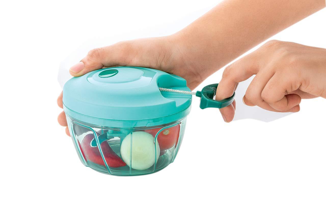 Buy Frekich Plastic 450 ml Compact Vegetable Chopper with 3 Blades