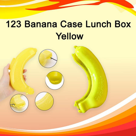 0123 Banana Case Lunch Box Yellow - 