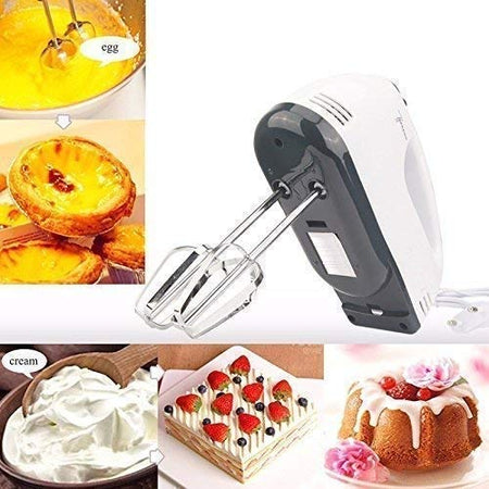 2143 Compact Hand Electric Mixer/Blender for Whipping/Mixing with Attachments - 