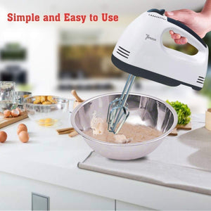 2143 Compact Hand Electric Mixer/Blender for Whipping/Mixing with Attachments - 