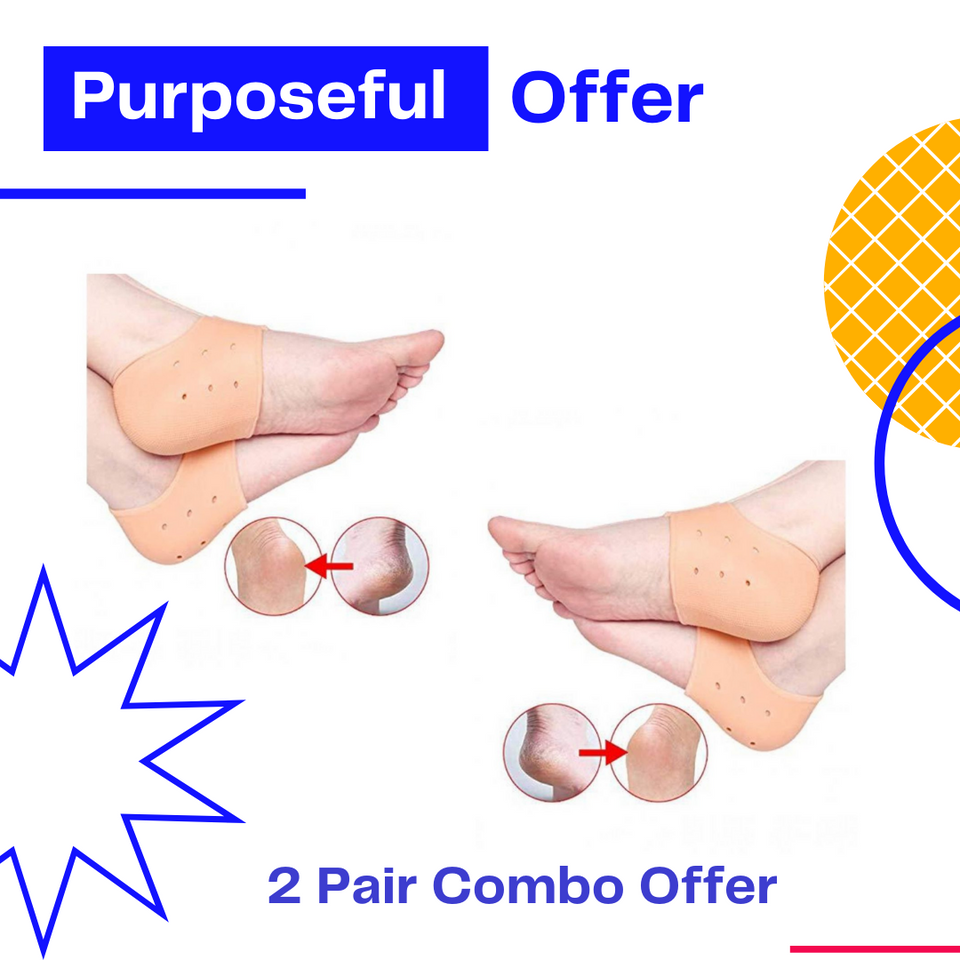 Buy Silicone Heel Protector Socks Pad online from Sona Traders