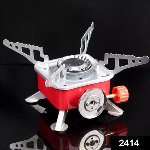 2414 Portable Mini Gas Travelling Stove, Small Gas Stove - 