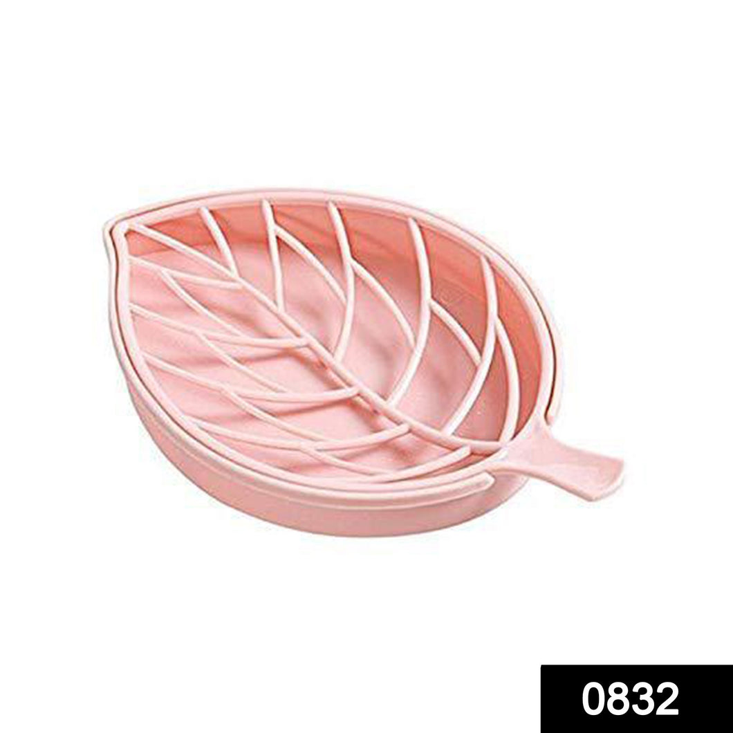 0832 Leaf Shape Dish Soap Holder for Kitchen and Bathroom - 