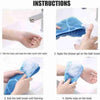 1302 Silicone Body Back Scrubber Double Side Bathing Brush for Skin Deep Cleaning - 