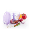 2406 Vegetable Cutter Chopper for Kitchen with 5 Stainless Steel - 