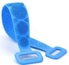 1302 Silicone Body Back Scrubber Double Side Bathing Brush for Skin Deep Cleaning - 